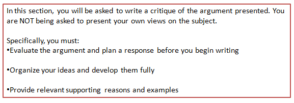 GMAT Exam Pattern 2020: The Ultimate Guide to Help You Succeed 7 Directions for AWA Question