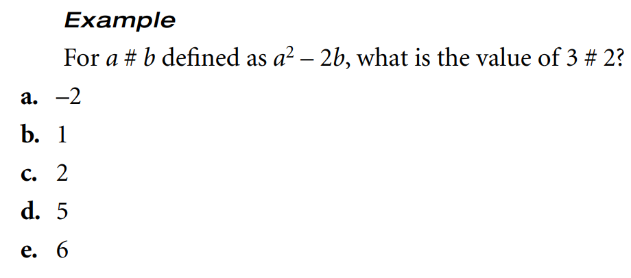 GMAT Syllabus 2020: A Guide to Make You Study the Most Important Topics 16 Example of Special Operations Exclusive to GMAT Syllabus