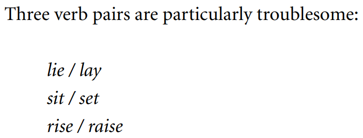 GMAT Syllabus 2020: A Guide to Make You Study the Most Important Topics 35 GMAT Syllabus of Verbal Reasoning: Troublesome Verbs