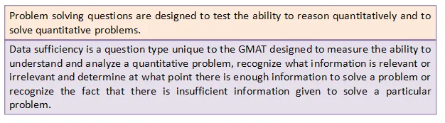 gmat exam pattern quantitative reasoning