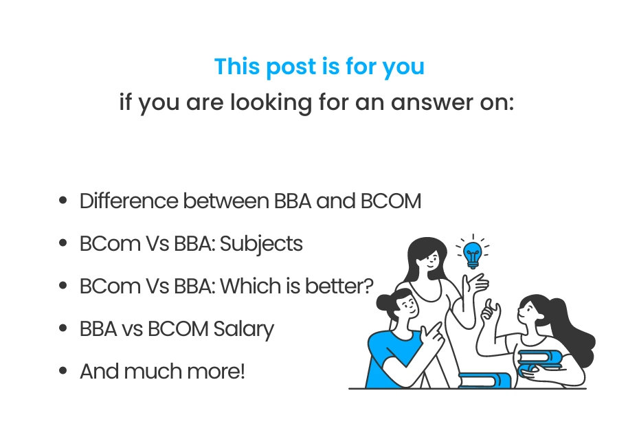 highlights of bba vs bcom