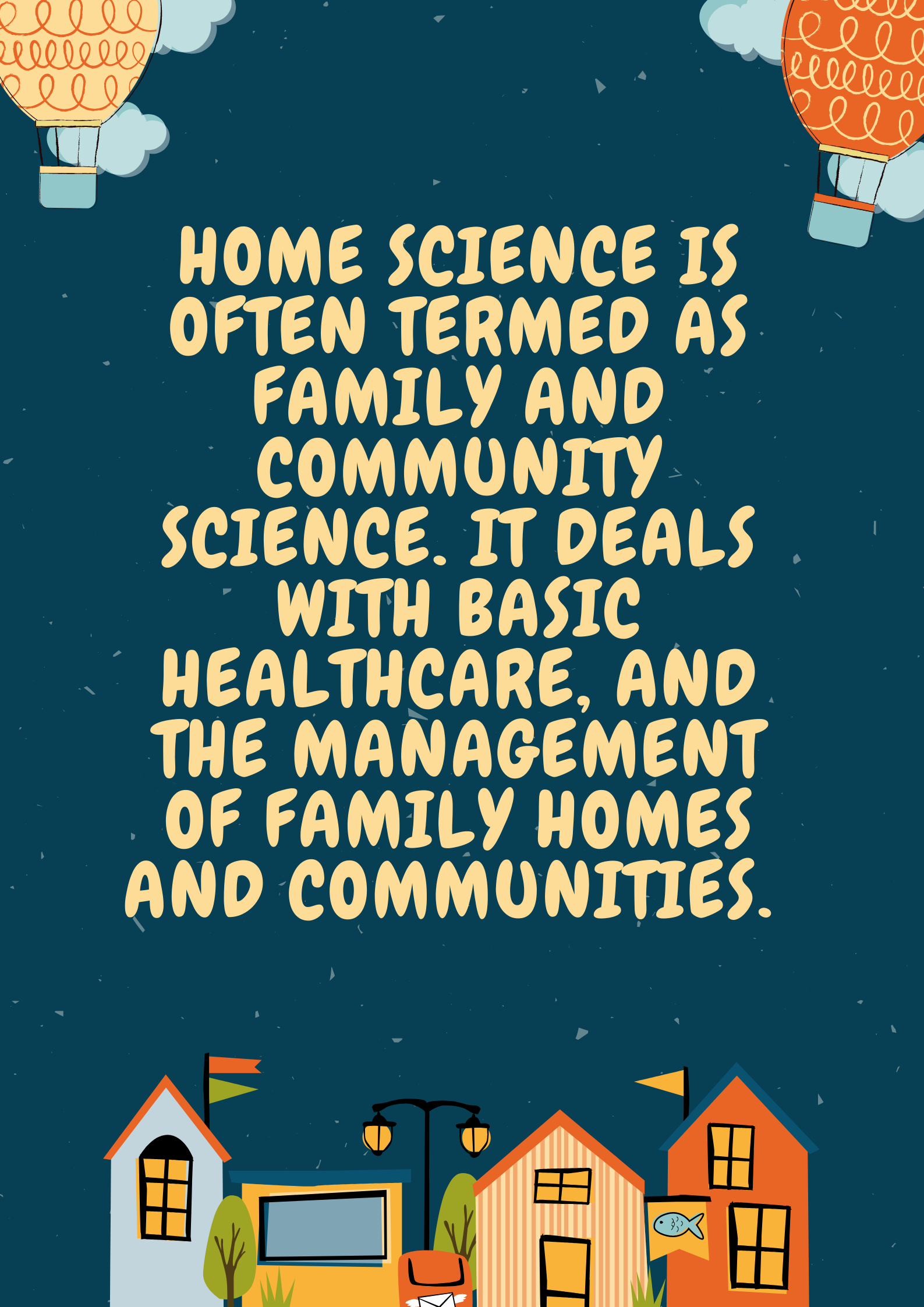 career in home science