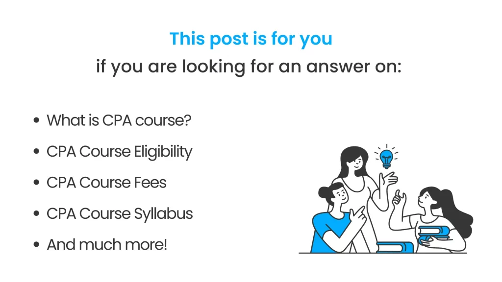 What all is covered in this post of cpa course