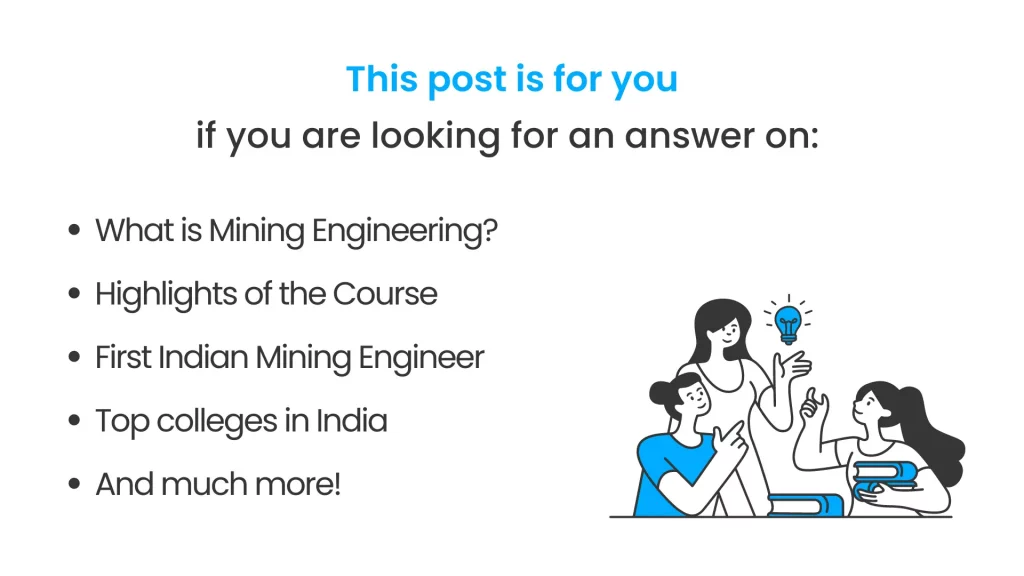 What all is covered in this mining engineering post