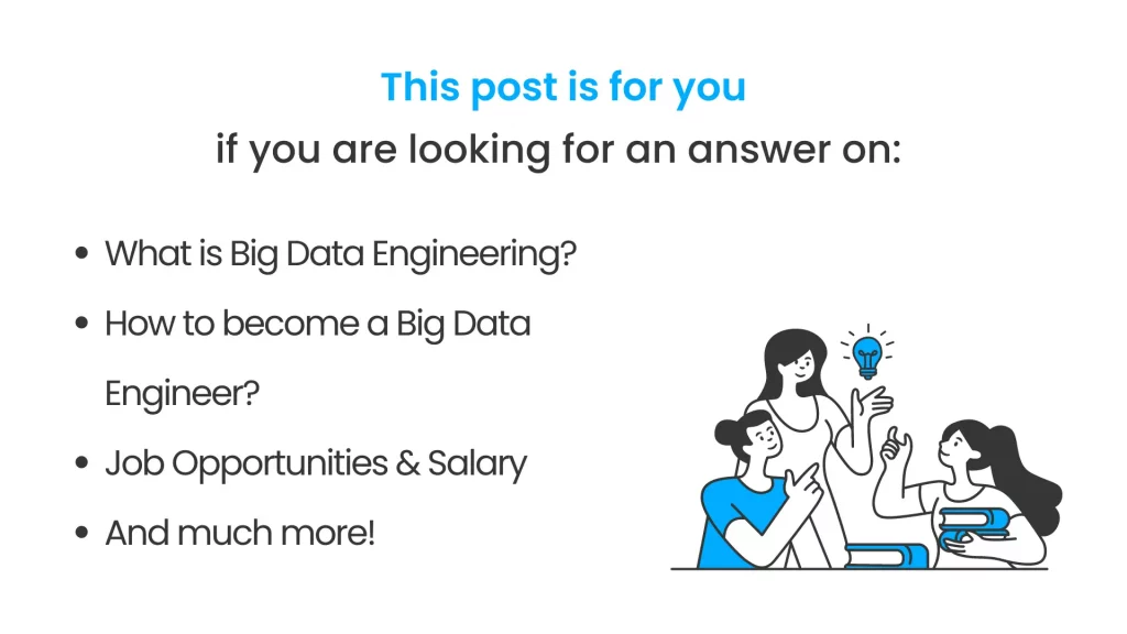 What all is covered in this post of big data engineer