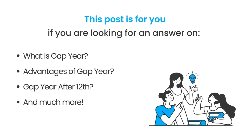 What all is covered in this post of gap year