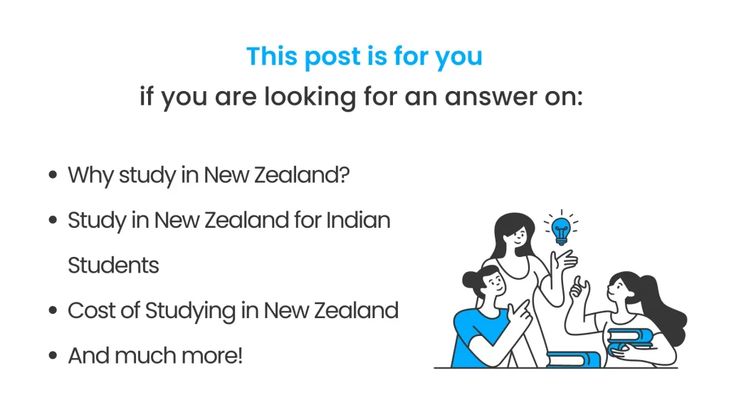 What all is covered in this post of study in New Zealand