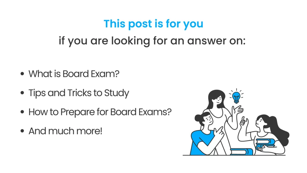 What all is covered in this post of board exam 2023