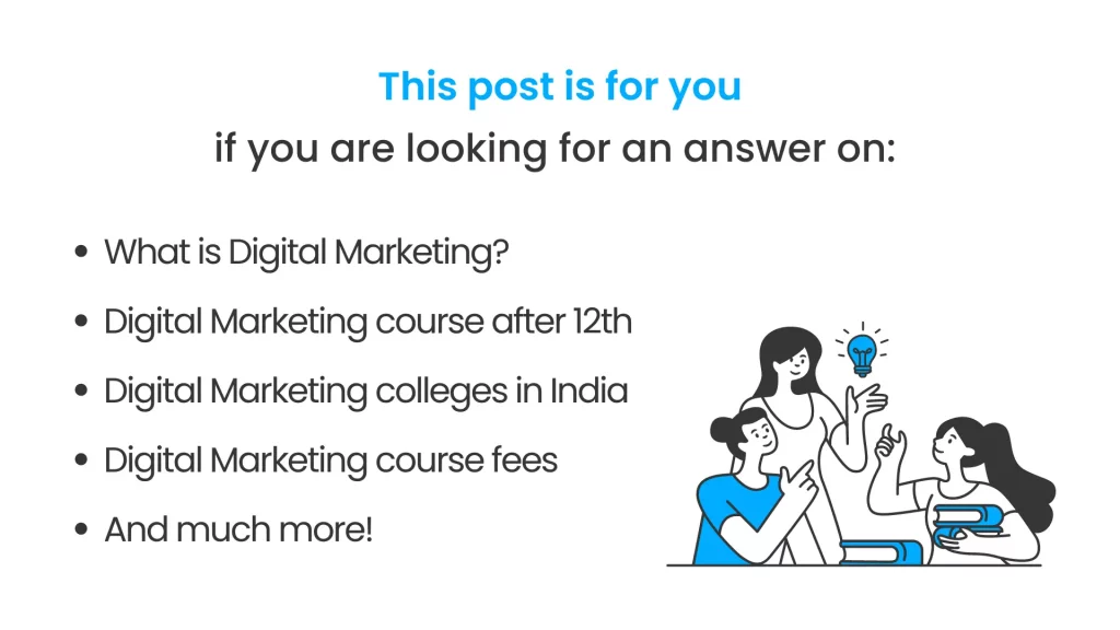 What all is covered in this post of digital marketing course