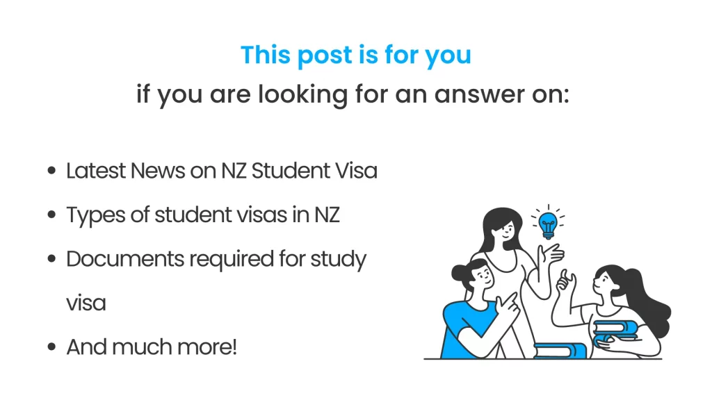 What all is covered in this post of new zealand student visa
