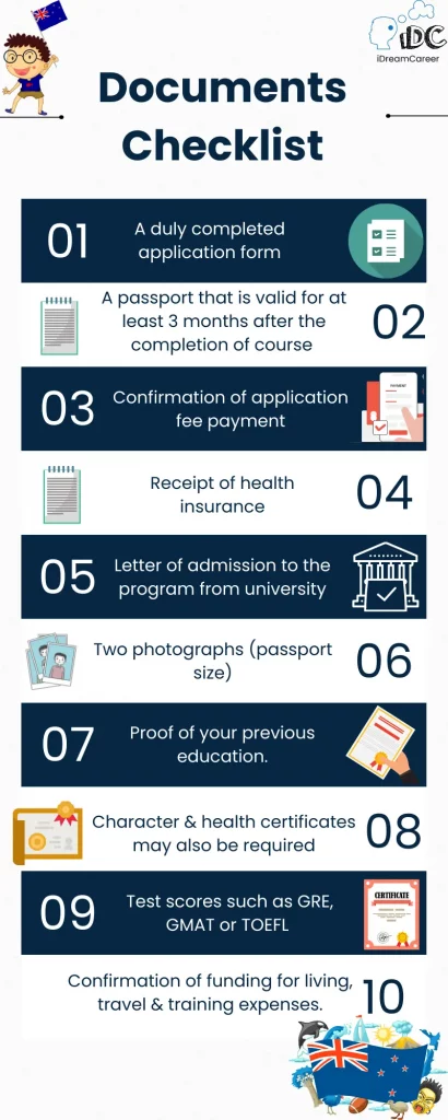 new zealand student visa checklist