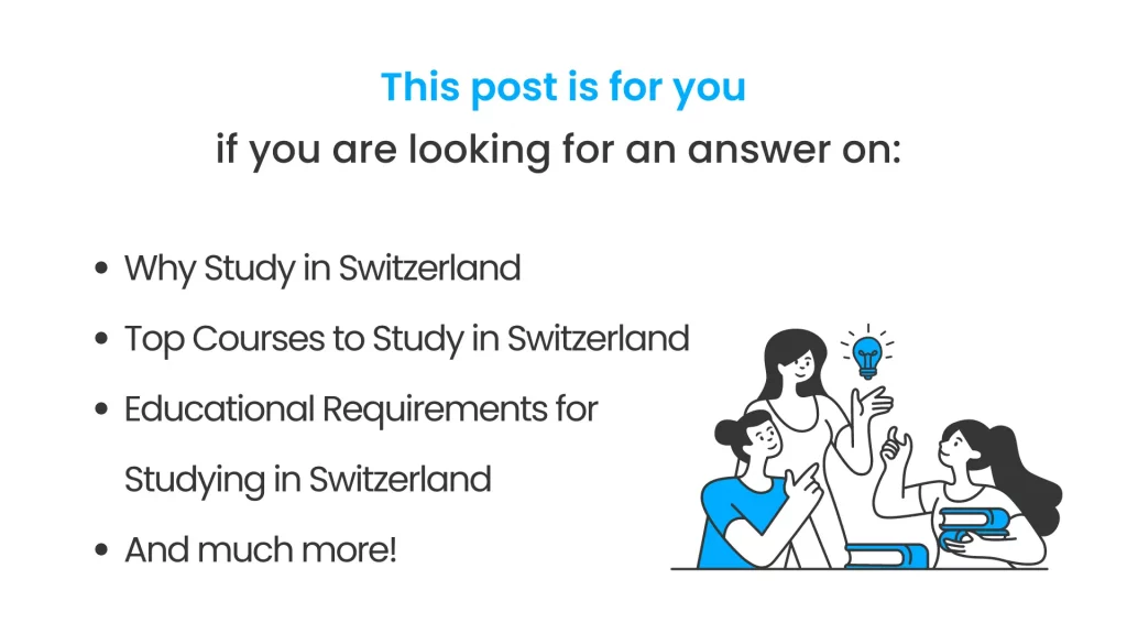 Study In Switzerland - Courses, Colleges, Cost, Scholarships | IDC