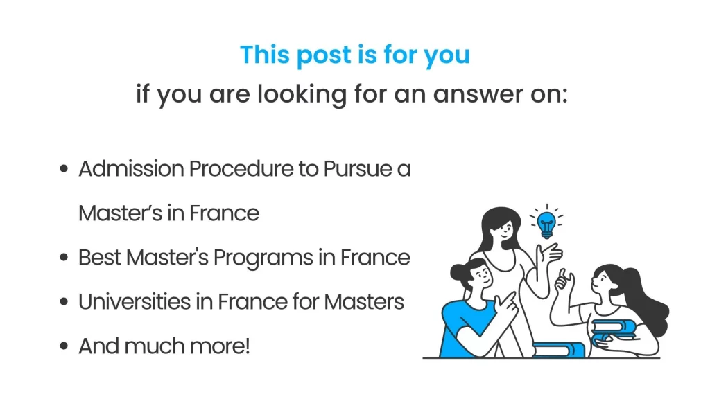Studying master in France Procedure
