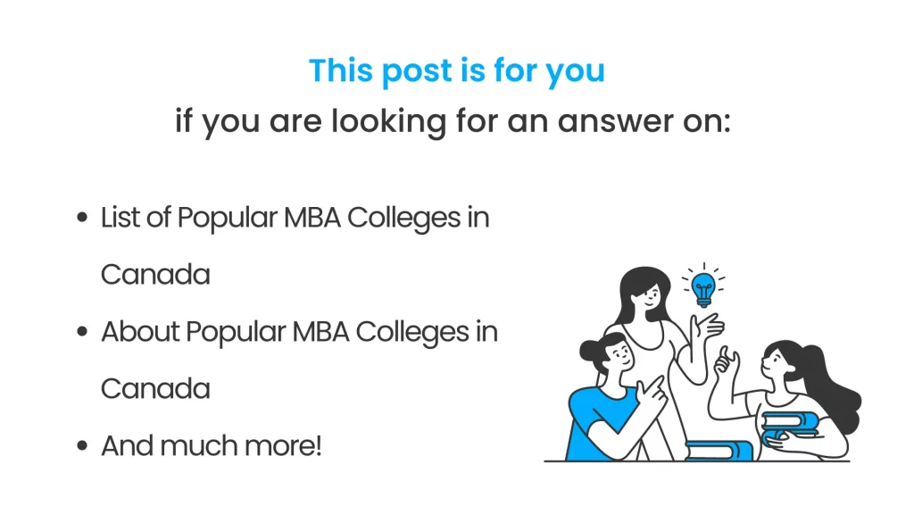 MBA colleges in Canada Covers