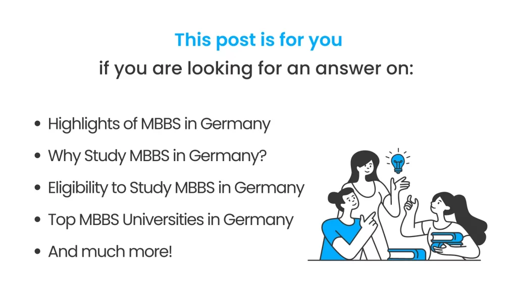 What all is covered in this post of MBBS in Germany