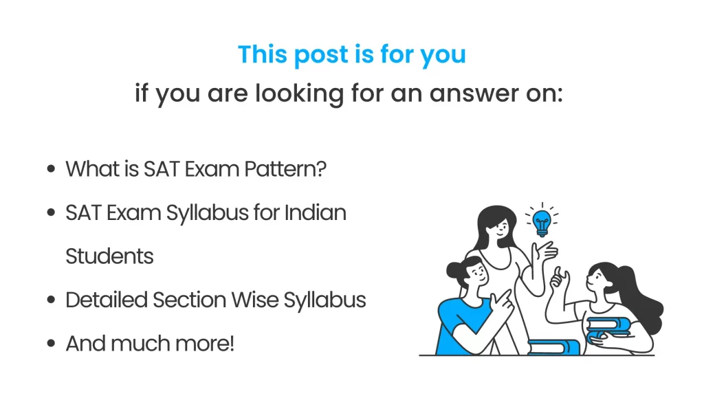 What all is covered in this post of sat exam syllabus