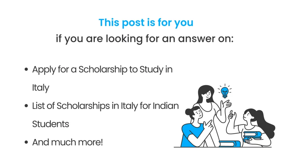 scholarship in italy Covered