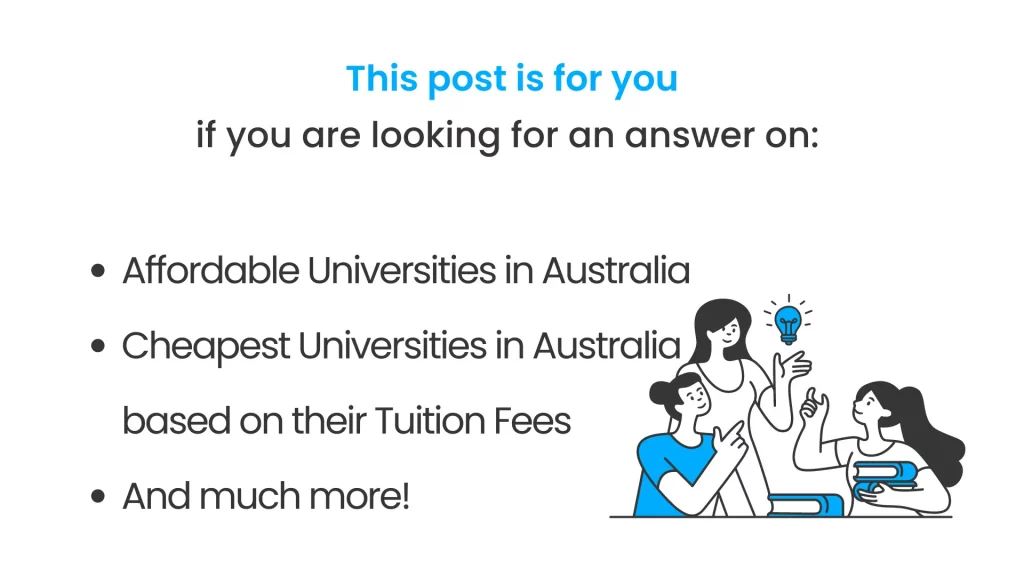 Cheapest Universities in Australia post Cover