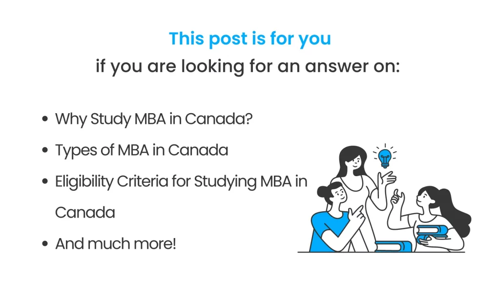 Why study MBA in Canada