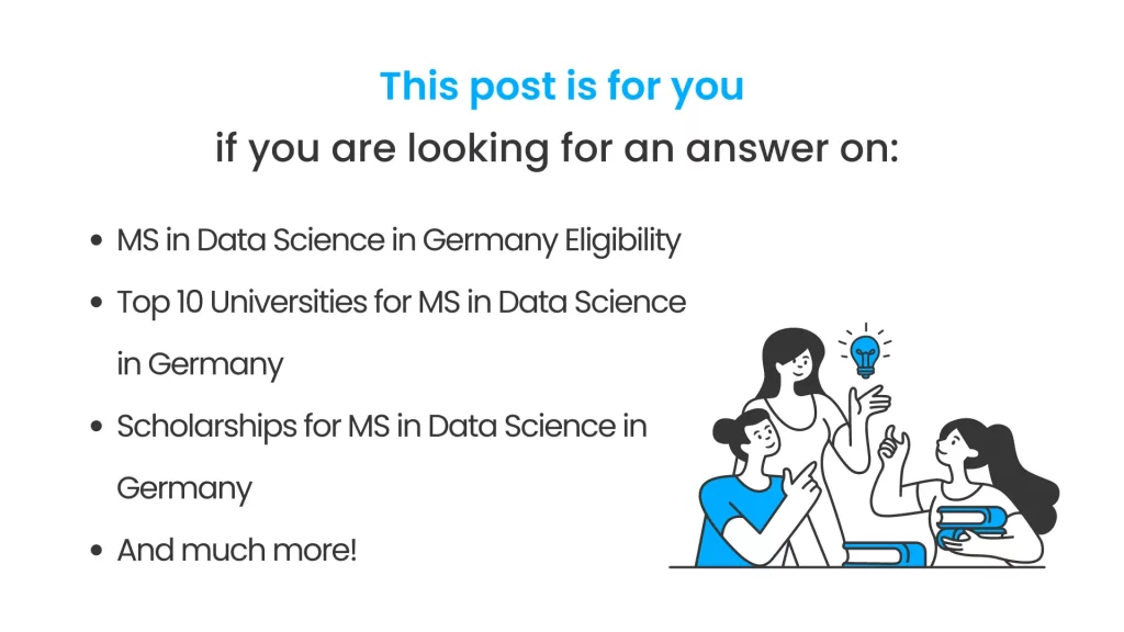 What all is covered in this post of masters in data science in Germany