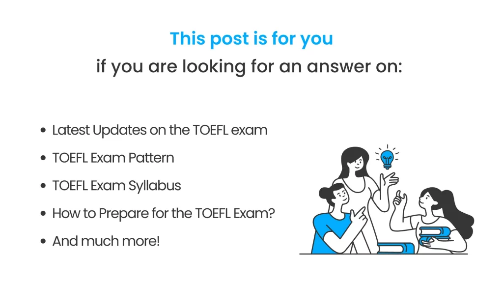 What all is covered in this post of toefl exam pattern  syllabus