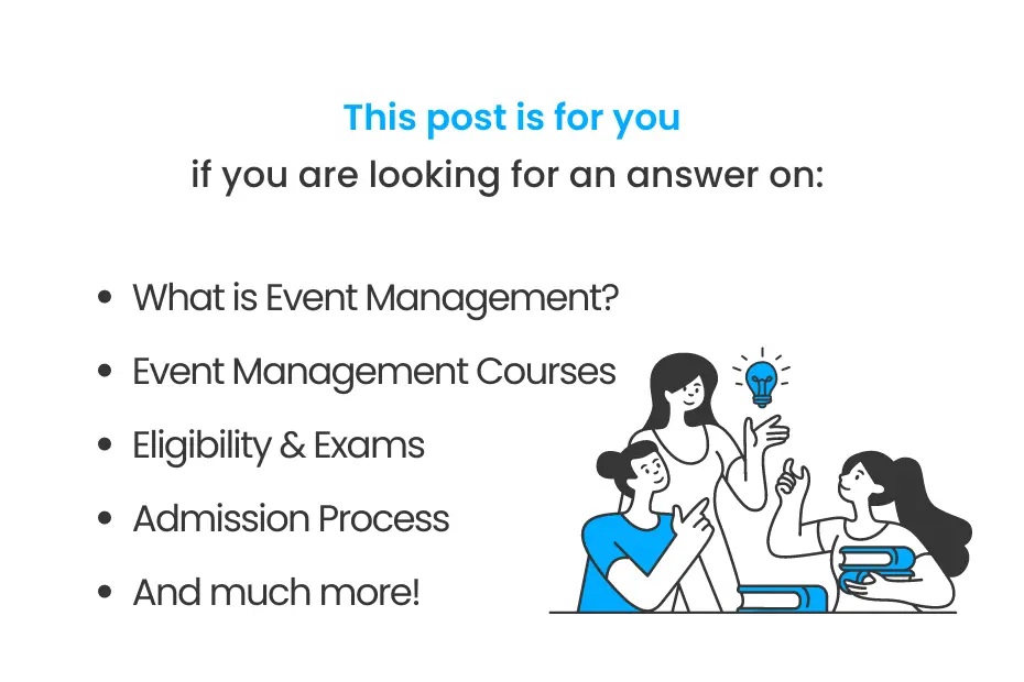 highlights of event management course after 12th