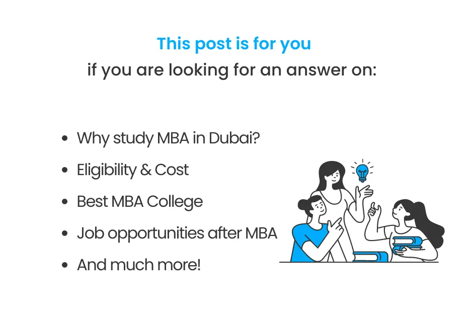 highlights of mba in dubai