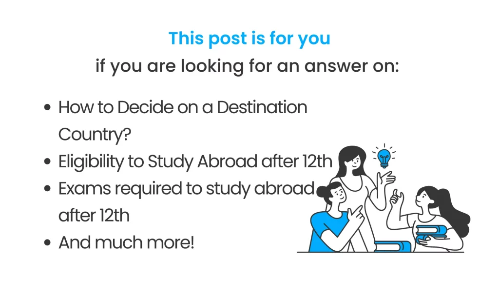 how to Go Abroad For Studies After 12th