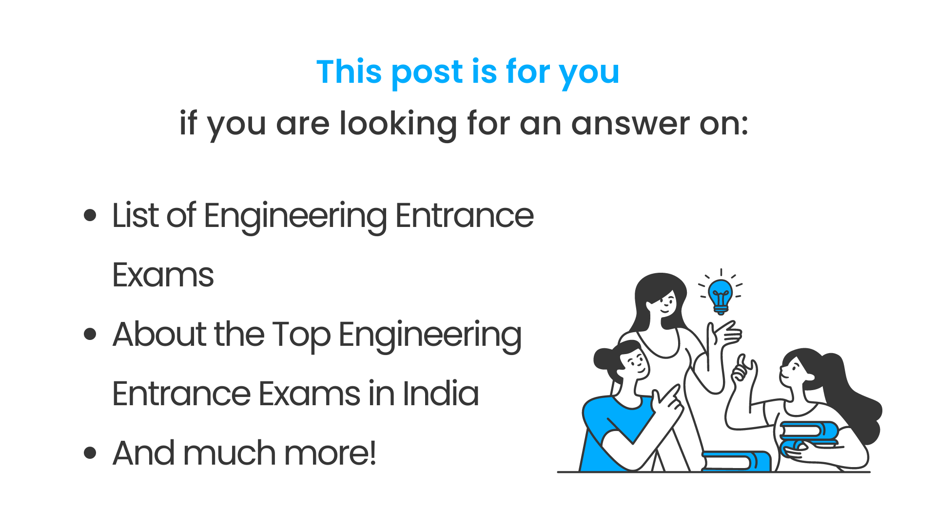 List Of Top Engineering Entrance Exams In India Idreamcareer 3579