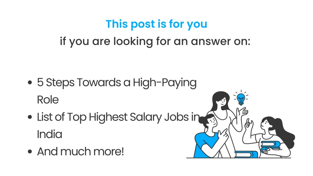 Highest Salary Jobs in India Post Covered