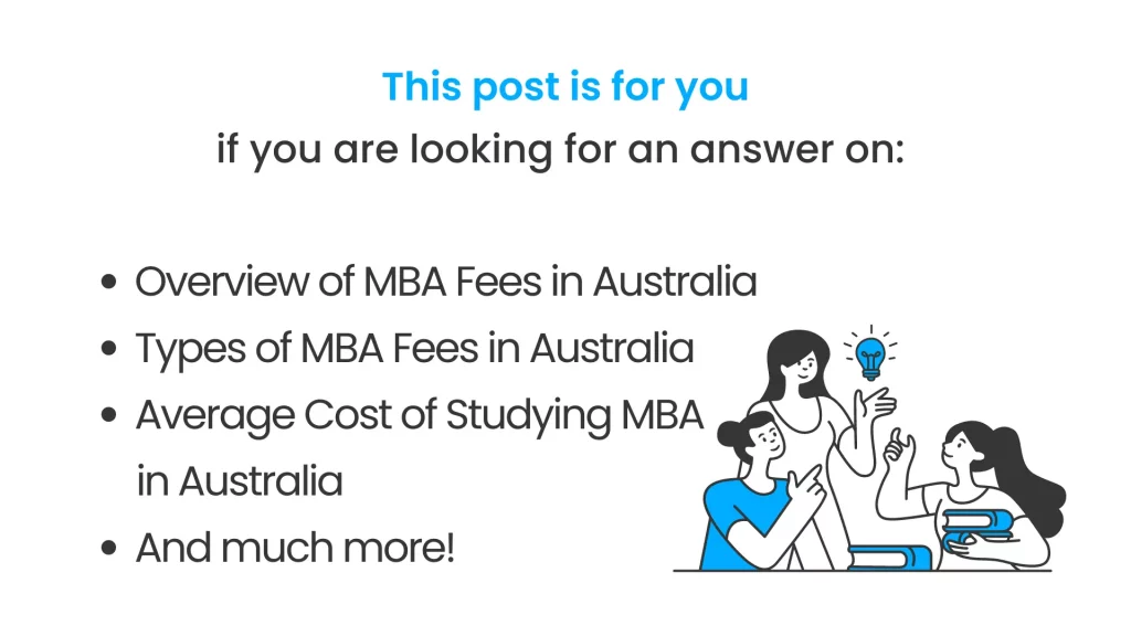 MBA fees in Australia post covered