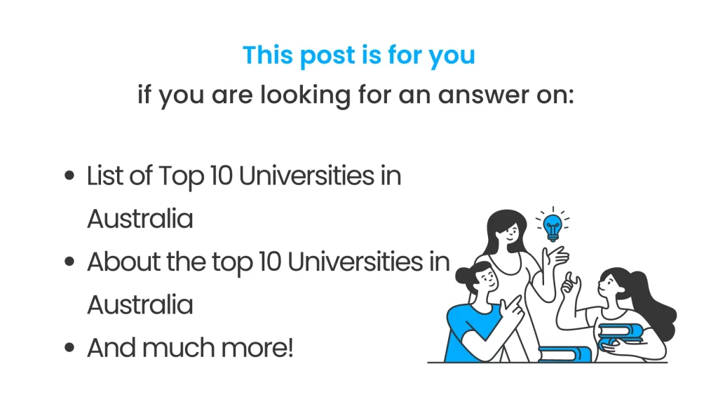 Top Universities in Australia Post Cover