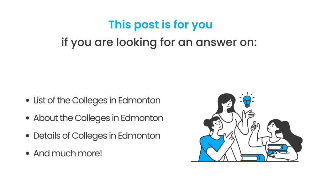 What all is covered in this post of Best Colleges in Edmonton