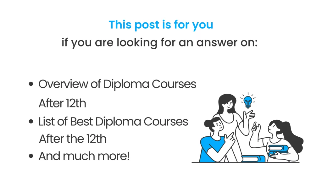 diploma courses after 12th post covered