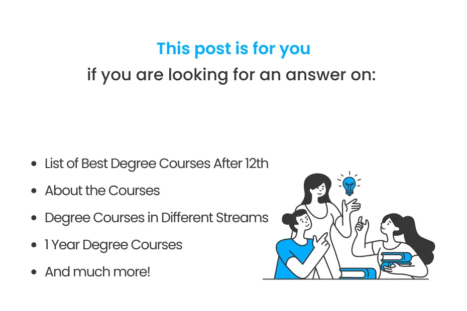 highlights of degree courses after 12th