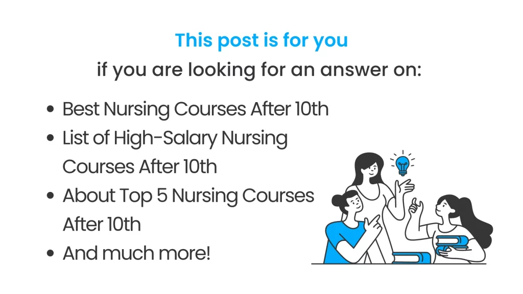 nursing course after 10th Post Covered