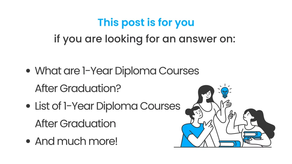 1-year diploma courses after graduation Post Covered