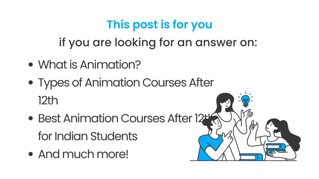 Animation courses after 12th Post Covered