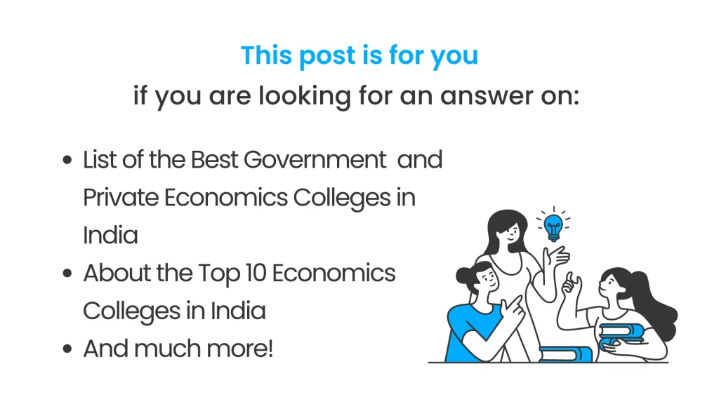 Best Economics Colleges in India Post Covered