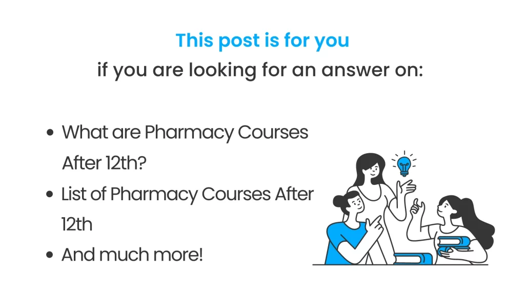 pharmacy courses after 12th Post Covered