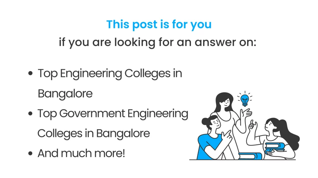Top Engineering Colleges in Bangalore Post Covered